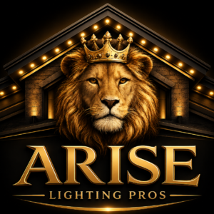 Arise Lighting Pros permanent outdoor lighting logo